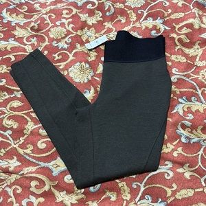 LOFT - Green tights with thick elastic waistband